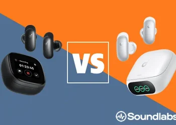Soundcore Liberty 5 Pro vs. Soundcore Liberty 5 Pro Max Illustration, Vergleich