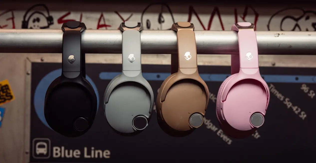 Skullcandy Crusher 1080 ANC over-ear-hörlurar med Sound by Bose och justerbar Crusher Bass.