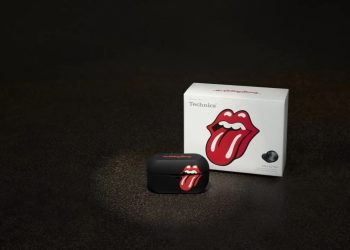 Technics EAH-AZ100 Rolling Stones Limited Edition mit schwarzem Ladecase und exklusiver Schutzhülle