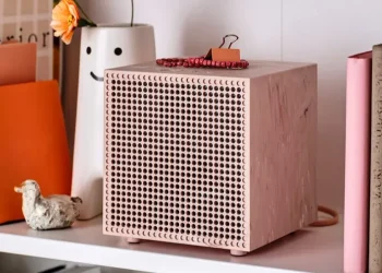 IKEA Badkruka Bluetooth-Lautsprecher in Pink